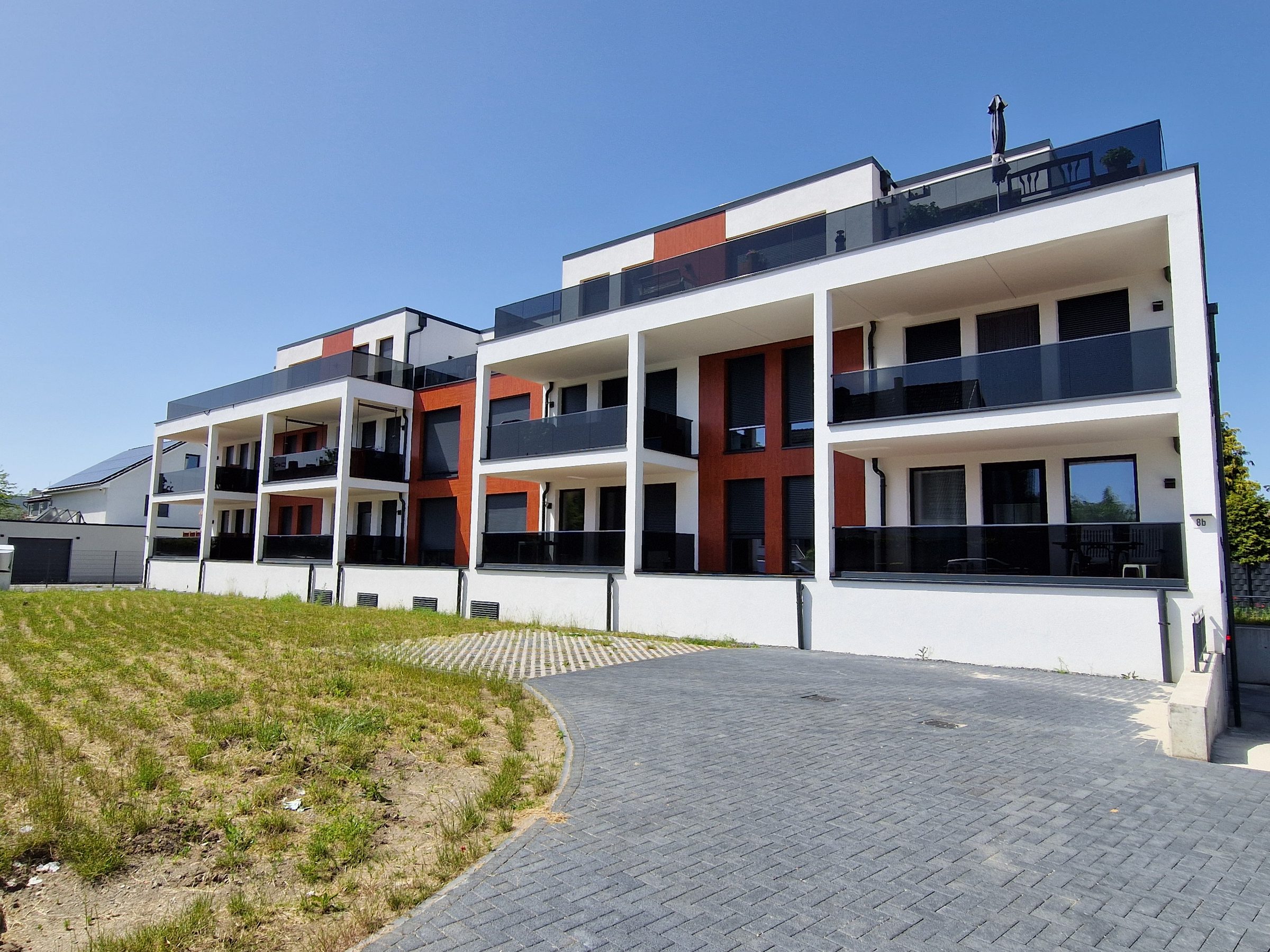 Vierzehn Wohneinheiten, Energieeffizienzklasse A+.