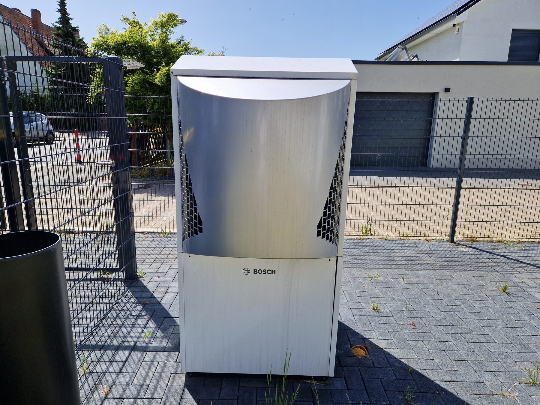 Außeneinheit der Wärmepumpe